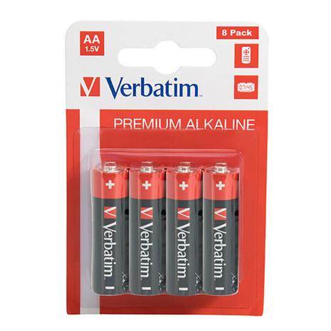 Verbatim â€“ Alkaline battery AA 8 pack (49503)