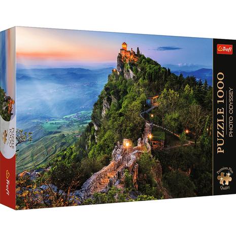 Trefl Premium Plus Cesta Tower, San Marino 1000p palapeli