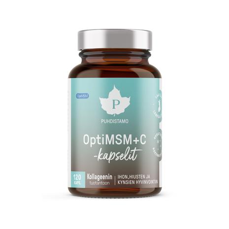 Puhdistamo OptiMSM+C 120 kaps. ravintolisä