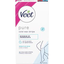 Veet Pure Cold Wax Strips Legs And Body 1 kpl