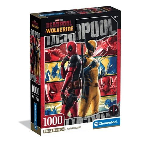 Clementoni Marvel Deadpool 1000p palapeli (Compact Box) – kuva 2/3