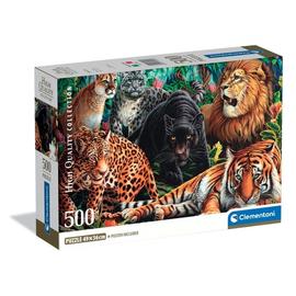 Clementoni Wild Cats 500p palapeli (Compact Box)
