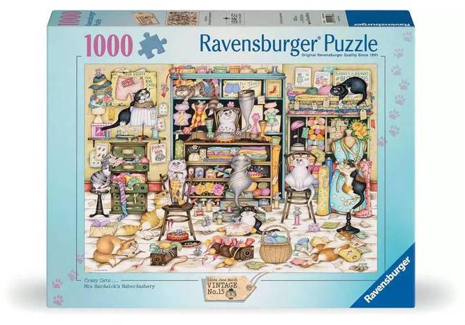 Ravensburger Crazy Cats Haberdashery 1000p