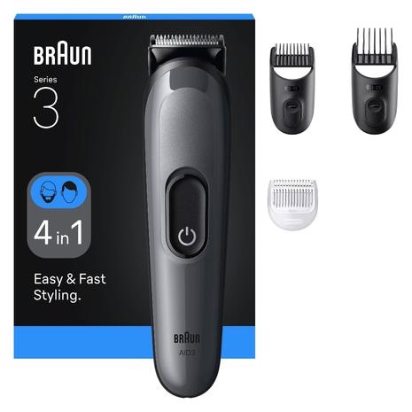Braun All-in-One Trimmer 3 AIO3500 4in1, monitoimitrimmeri – kuva 4/8