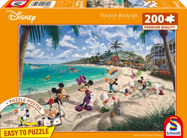 Schmidt Thomas Kinkade: Disney Mickey & Minnie in Florida 200p palapeli