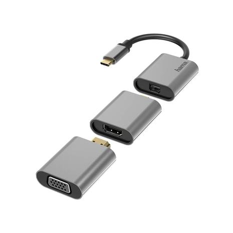 Hama video / audio adapter kit - Mini DisplayPort / HDMI / USB / VGA – kuva 6/6