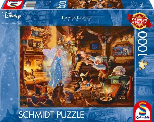 Schmidt Thomas Kinkade: Disney Geppettos Pinocchio 1000p palapeli