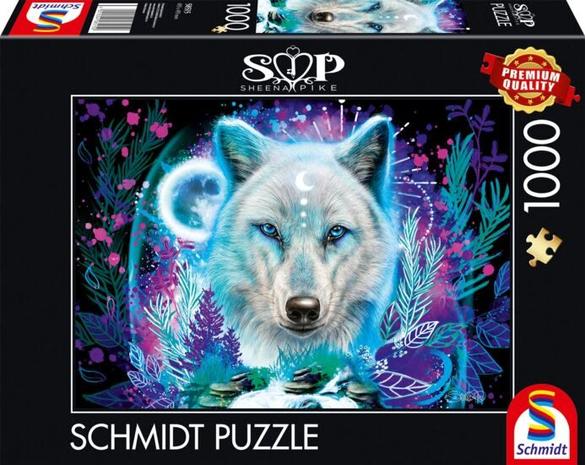 Schmidt Sheena Pike: Neon Arctic Wolf 1000p palapeli