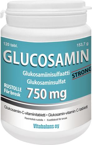 Glucosamin, ravintolisä 750 mg 120 tabl.