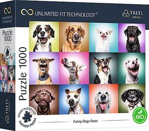 TREFL Prime palapeli Funny Dogs, 1000 palaa