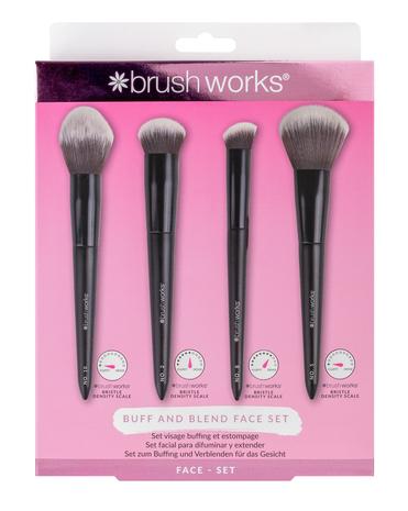 Brushworks Buff and Blend Face Set sivellinsetti