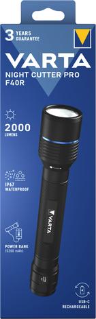 Varta 18922101111 - Ladattava LED-taskulamppu virtapankki LED/USB IP67