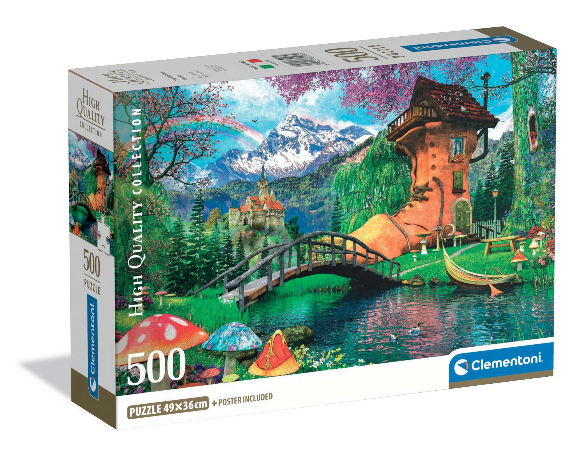 Clementoni The old Shoe House 500p palapeli (Compact Box)