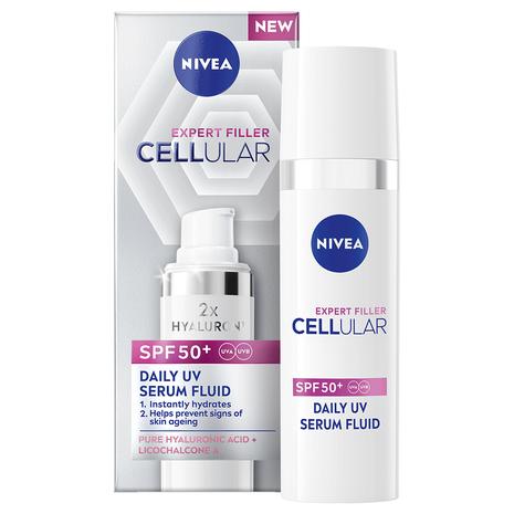 NIVEA Cellular Expert Filler Daily UV Fluid Serum Fluid SK50 30ml seerumipäivävoide – kuva 7/8