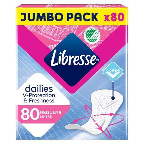 Libresse Regular 80 kpl pikkuhousunsuoja