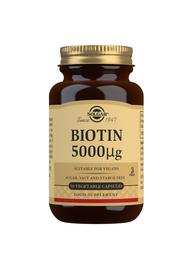 Solgar Biotiini 5000 µg 50 kaps, ravintolisä
