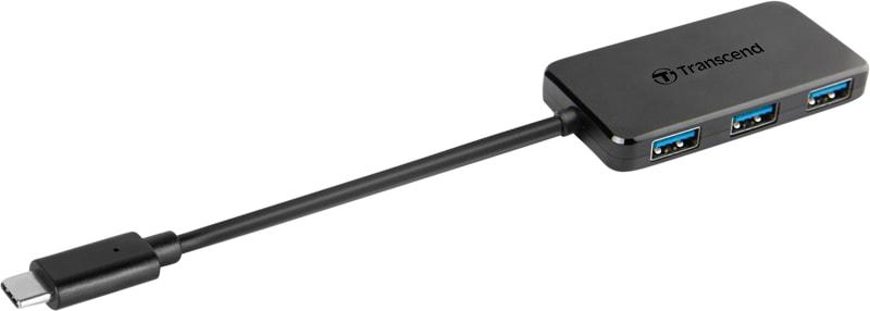 TRANSCEND 4-PORT HUB, USB 3.1 GEN 1, TYPE C