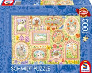 Schmidt Aristocratic Cats in Full Bloom 1000p palapeli