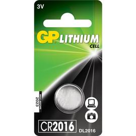 GP Batteries â€“ CR2016 Lithium Coin, 1 Pack (B) (2182)