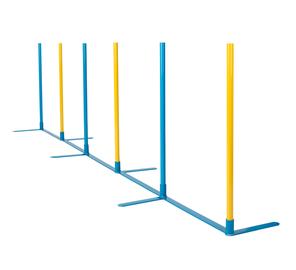 Aksa 6 kpl 60 cm agilitykepit taittorungolla
