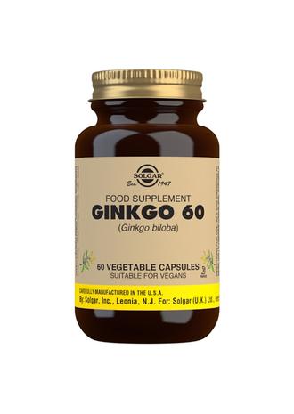 Solgar Ginkgo Biloba 60 kaps, ravintolisä – kuva 2/2