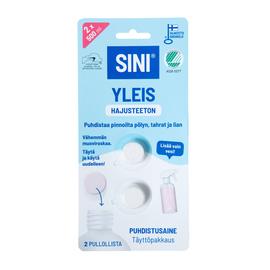Sini Yleis Hajusteeton puhdistusainetabletti täyttöpakkaus