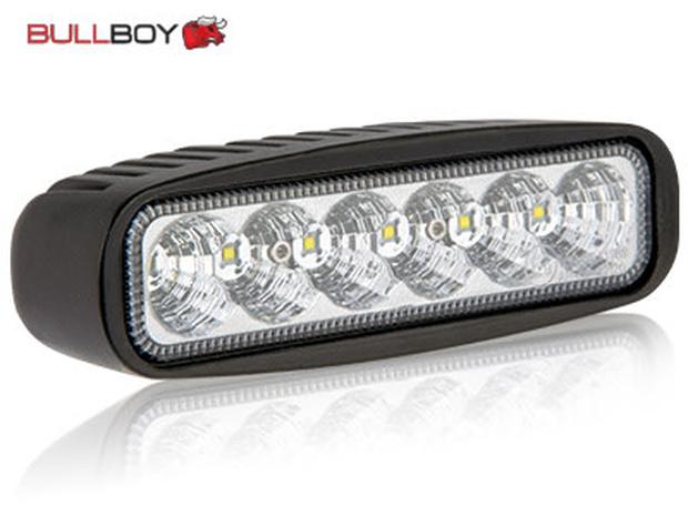 Bullboy 9-32V 18W LED työ/peruutusvalo