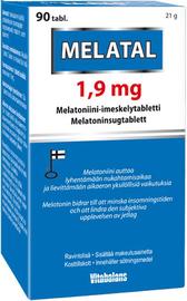 Melatal 1,9 mg 90 tabl melatoniini-imeskelytabletti