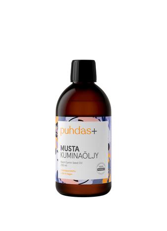 Puhdas+ mustakuminaöljy