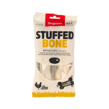 Dogman Chicken Stuffed Bone 2-P S puristeluu
