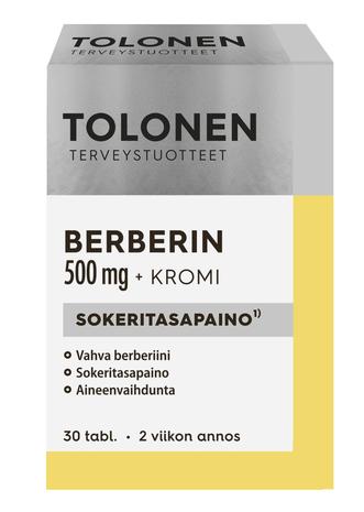Tri Tolonen Berberin + kromi 30 kpl