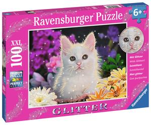Ravensburger White Kitten Glitter 100p palapeli