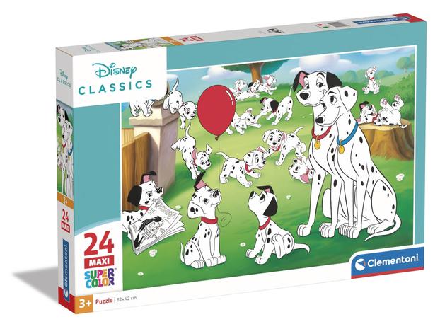 Clementoni Disney Classics 101 Dalmatians 24p maxi palapeli