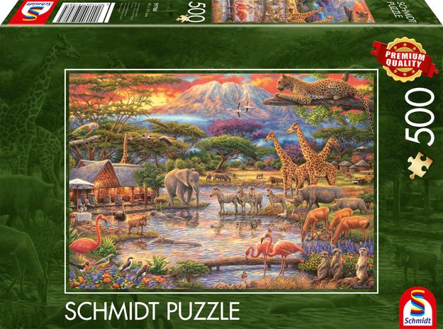 Schmidt Paradise Under Mount Kilimanjaro 500p palapeli – kuva 2/2