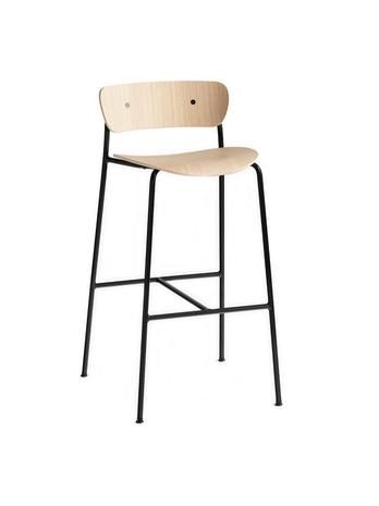 &Tradition Pavilion bar stool Av9, oak/Black
