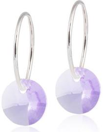 Blomdahl Natural Titanium Ring 14mm Round 8mm Violet