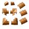 D-LINE Accessory Kit 22x22 Oak – kuva 8
