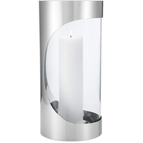 Georg Jensen Chrome Contours kynttilälyhty 33 cm