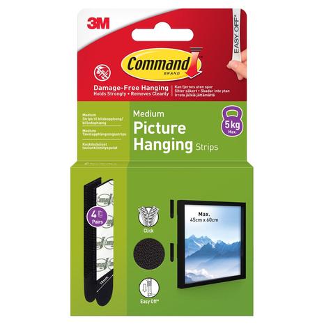 Command Kiinnityspala itsekiinnittyvä 5 kg, 4 kpl
