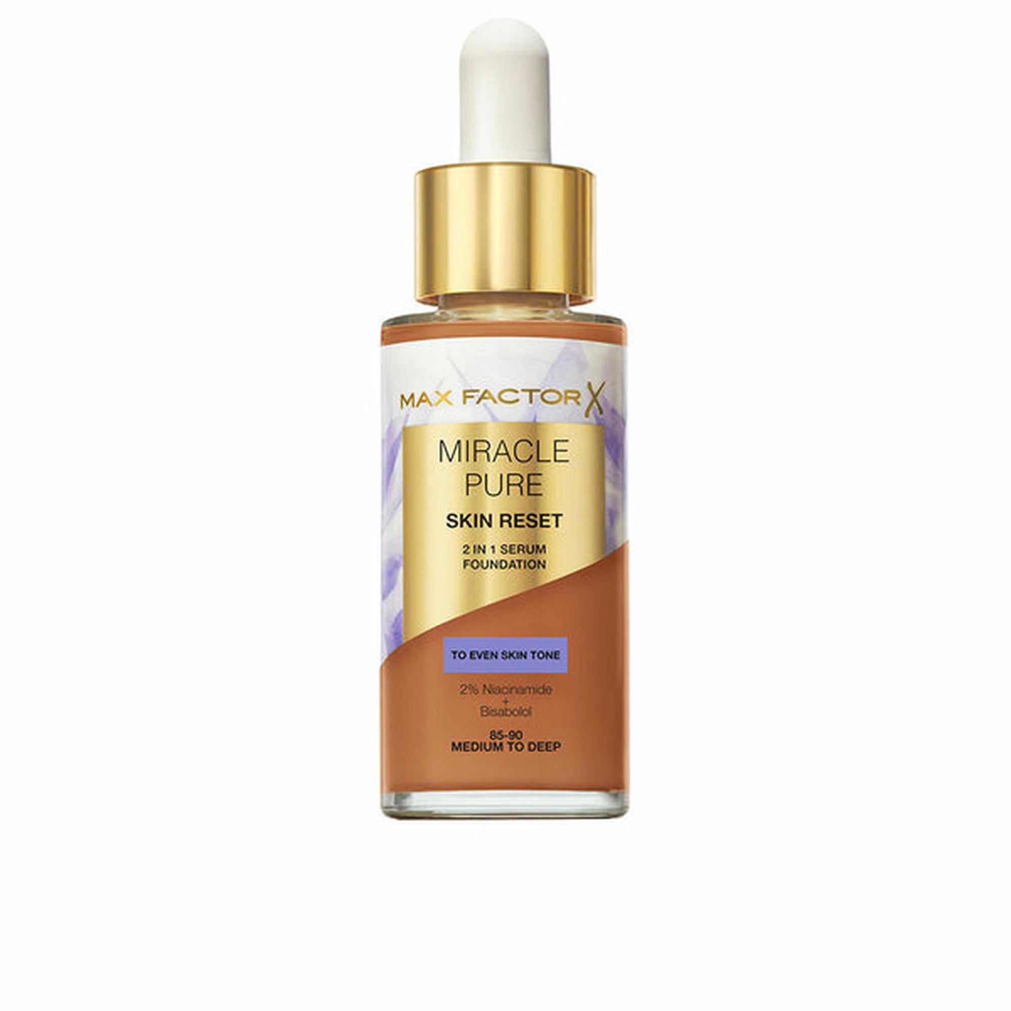 Max Factor - Miracle Pure 2in1 Skin Reset Serum Foundation - 80-85 Medium