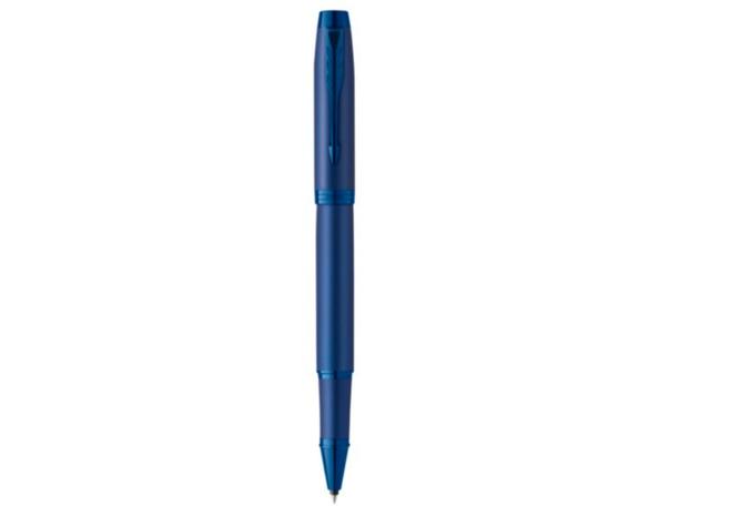 Parker IM Monochrome Rollerball Pen | Blue Finish and Trims | Fine Point with Black Ink | Gift Box