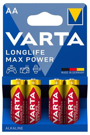Varta â€“ Longlife Max Power AA 4 Pack (B) (4706101404)