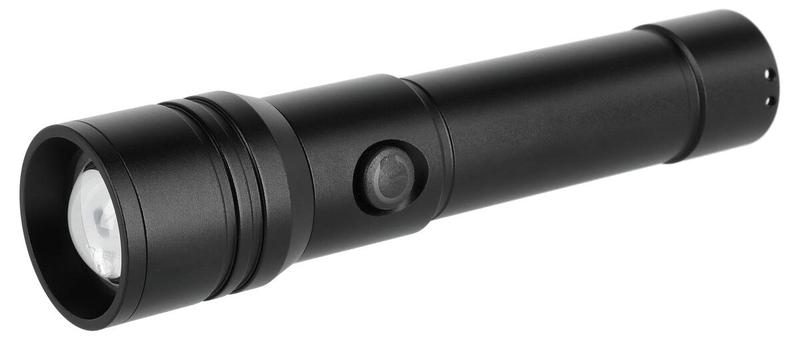 Ladattava taskulamppu LED, 250 luumenia, IP44, Asaklitt