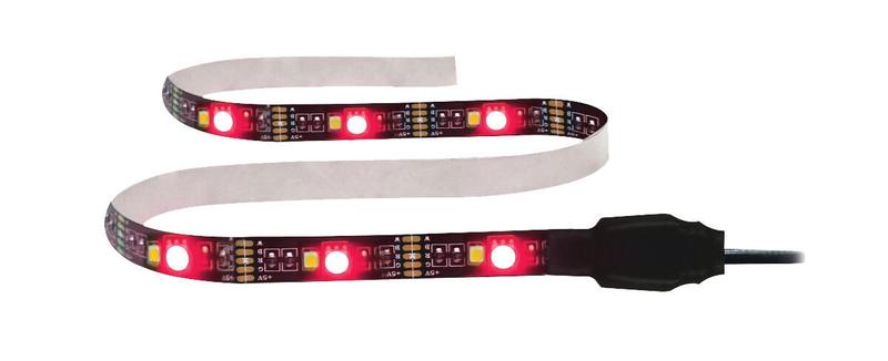 Deltaco Smart LED-lista, RGB ja USB, 2 m