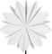 Paperitähti kukka 50 cm valkoinen, Northlight – kuva 2