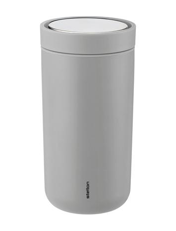 Stelton To-Go Click Cup Home Tableware Cups & Mugs Thermal Cups Grey Stelton