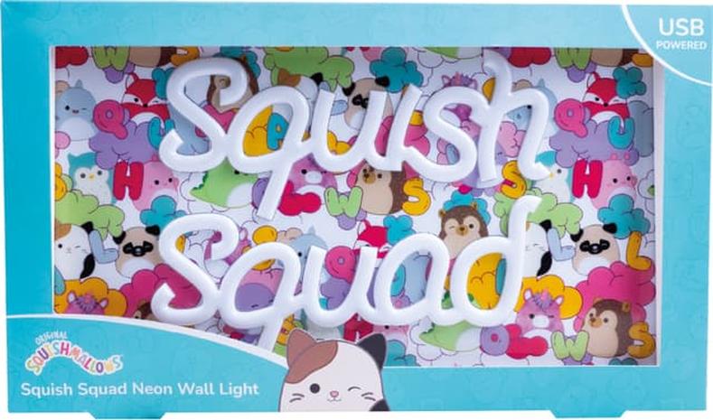 Lamppu: Squishmallows - Squish Squad Neon Wall Light KOTIIN – kuva 2/3