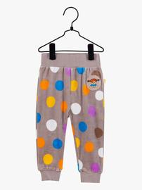 Peppi Pitkätossu Bubbles Velour Housut, Beige, Koko 56
