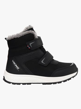 Viking Equip Warm WP 2V Talvikengät, Musta/Harmaa, 26