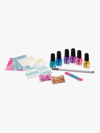 Shimmer N Sparkle Metallic Rainbow Nail Art